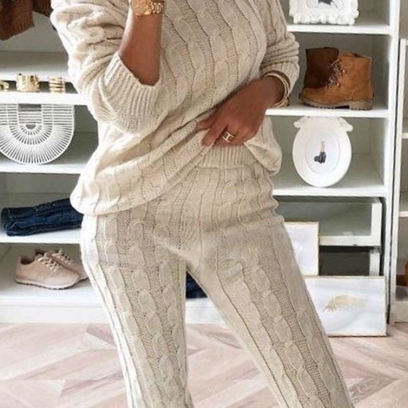 💝Warm knitted lounge wear - Picture 3 of 5